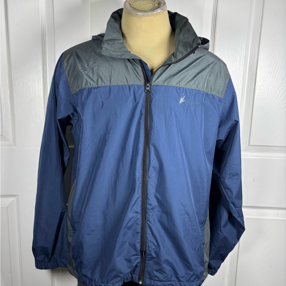 Frogg Togs Blue and Gray Windbreaker for Men